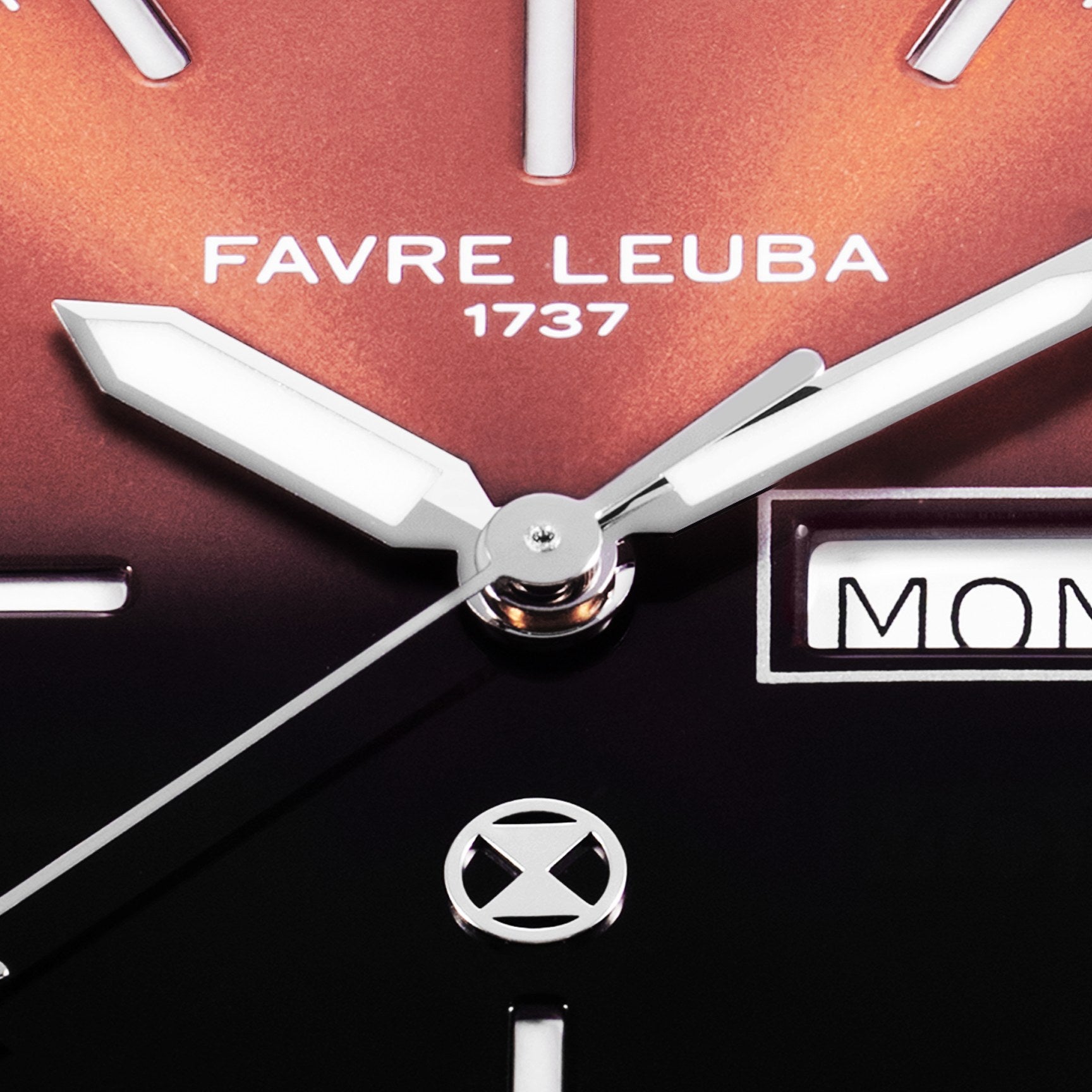 FAVRE LEUBA Deep Raider Day Date – Salmon Dial, Steel Bracelet — 4