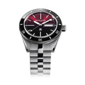 FAVRE LEUBA Deep Raider Day Date – Burgundy Dial, Steel Bracelet — 5