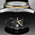FAVRE LEUBA Deep Raider Day Date Bicolor – Black Dial, Steel & Gold Bracelet — 4