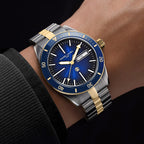 FAVRE LEUBA Deep Raider Day Date Bicolor – Blue Dial, Steel & Gold Bracelet — 2