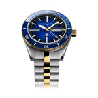 FAVRE LEUBA Deep Raider Day Date Bicolor – Blue Dial, Steel & Gold Bracelet — 4