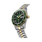 FAVRE LEUBA Deep Raider Day Date Bicolor – Green Dial, Steel & Gold Bracelet — 6
