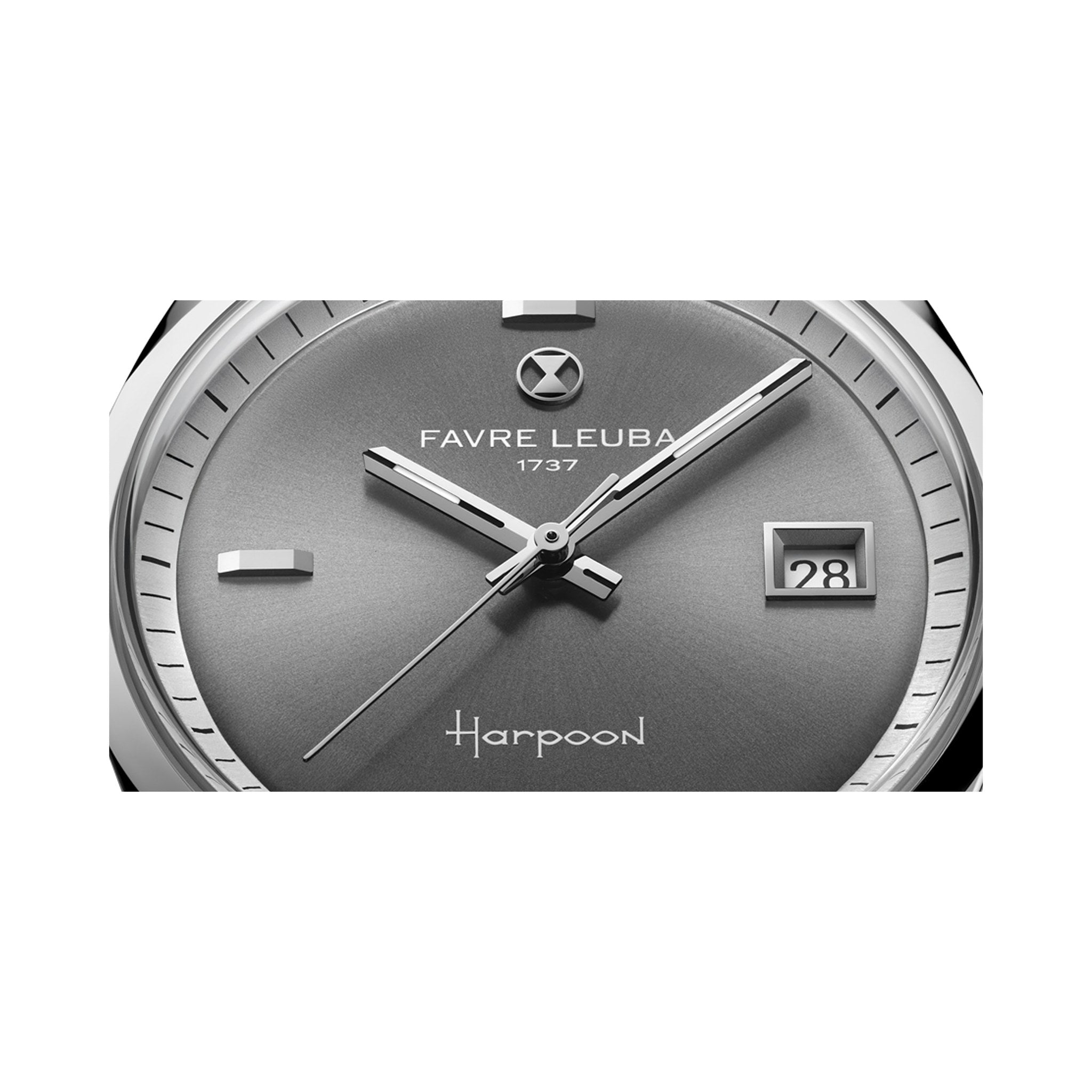 FAVRE LEUBA Harpoon Revival – Gray Dial, Leather Strap