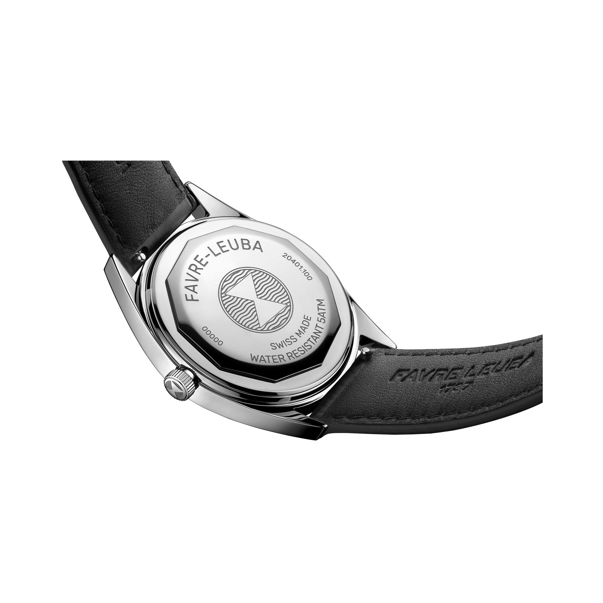 FAVRE LEUBA Harpoon Revival – Gray Dial, Leather Strap — 5