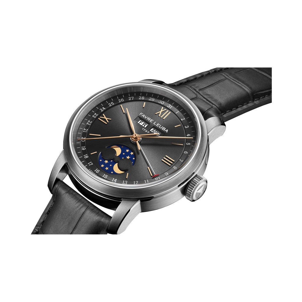FAVRE LEUBA 1737 Triple Calendar – Black Dial — 6
