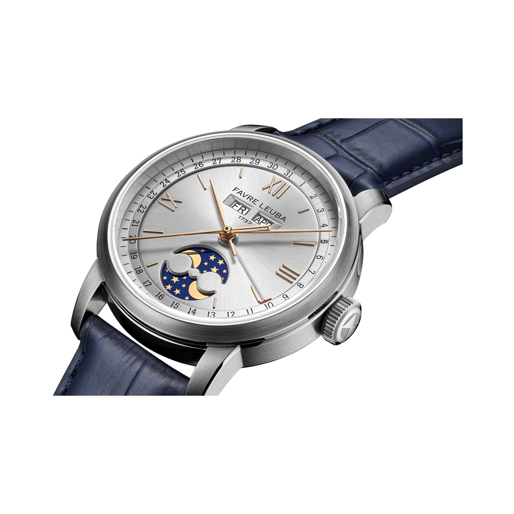FAVRE LEUBA 1737 Triple Calendar – Silver Dial — 6