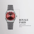 Royale Paris 36mm – Burgundy