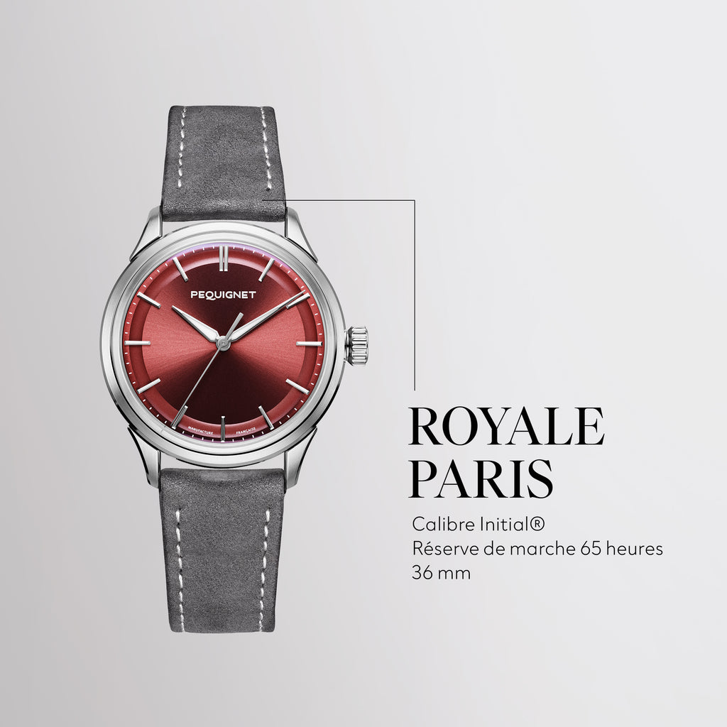 Royale Paris 36mm – Burgundy