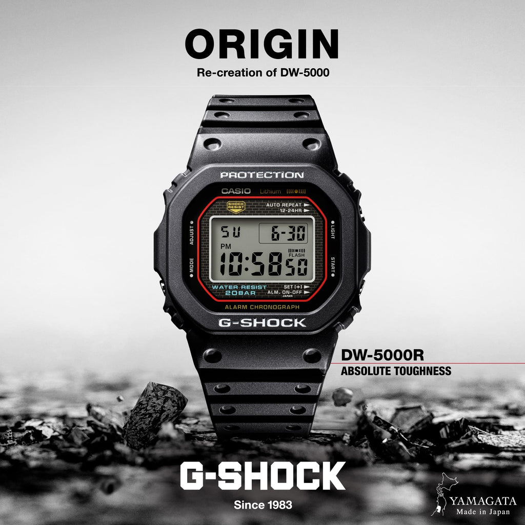 G-SHOCK DW-5000R-1A - Digital Square - 2