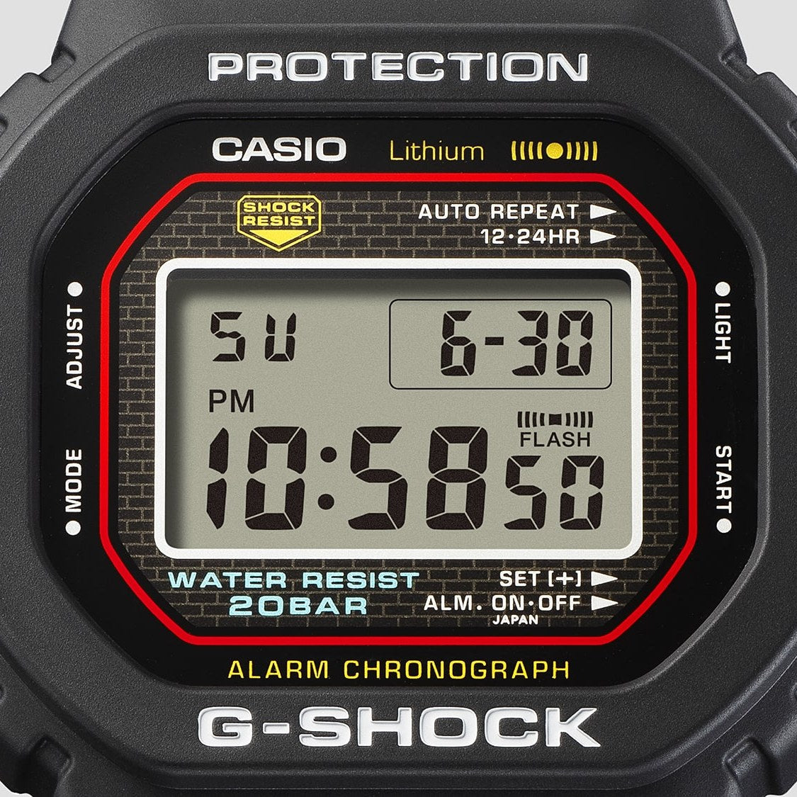 G-SHOCK DW-5000R-1A - Digital Square - 5