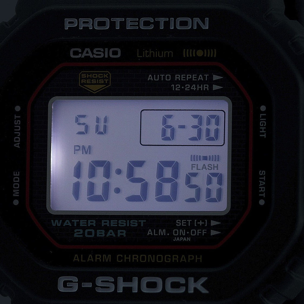 G-SHOCK DW-5000R-1A - Digital Square - 8