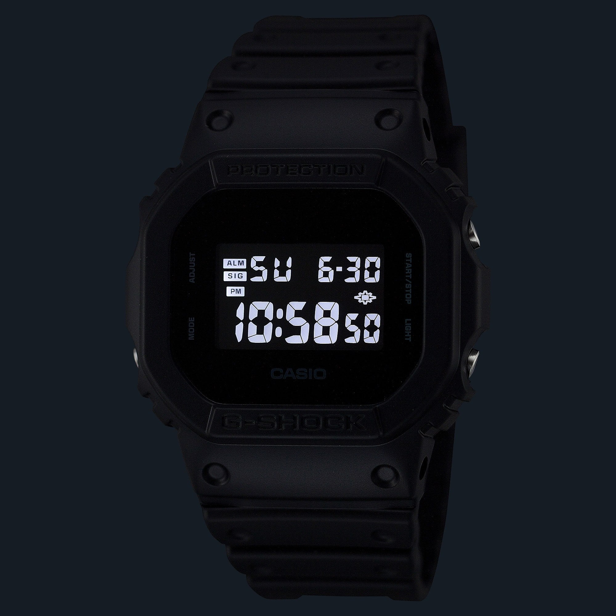 G-SHOCK DW-5600UBB-1 - Digital Square - 5