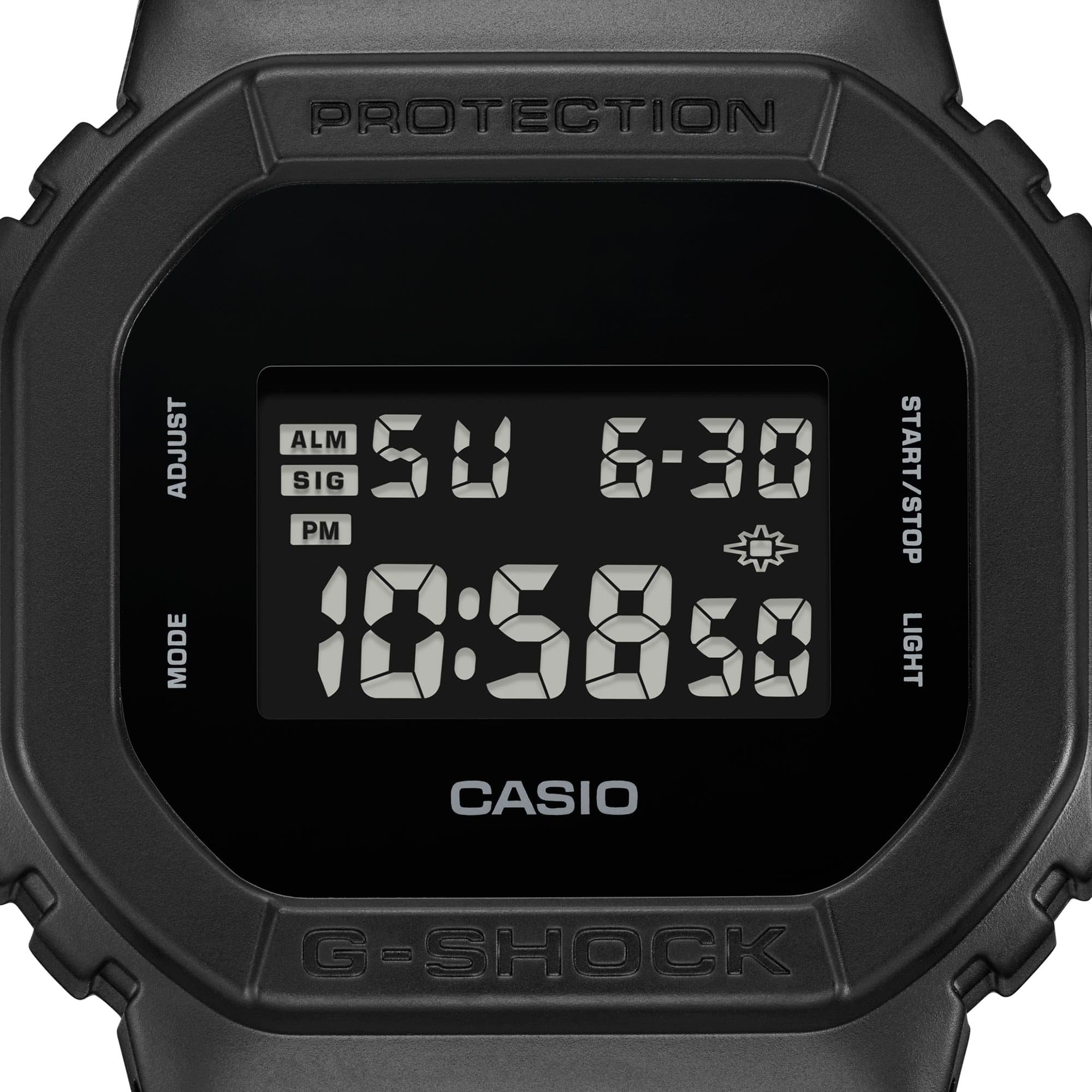 G-SHOCK DW-5600UBB-1 - Digital Square - 7