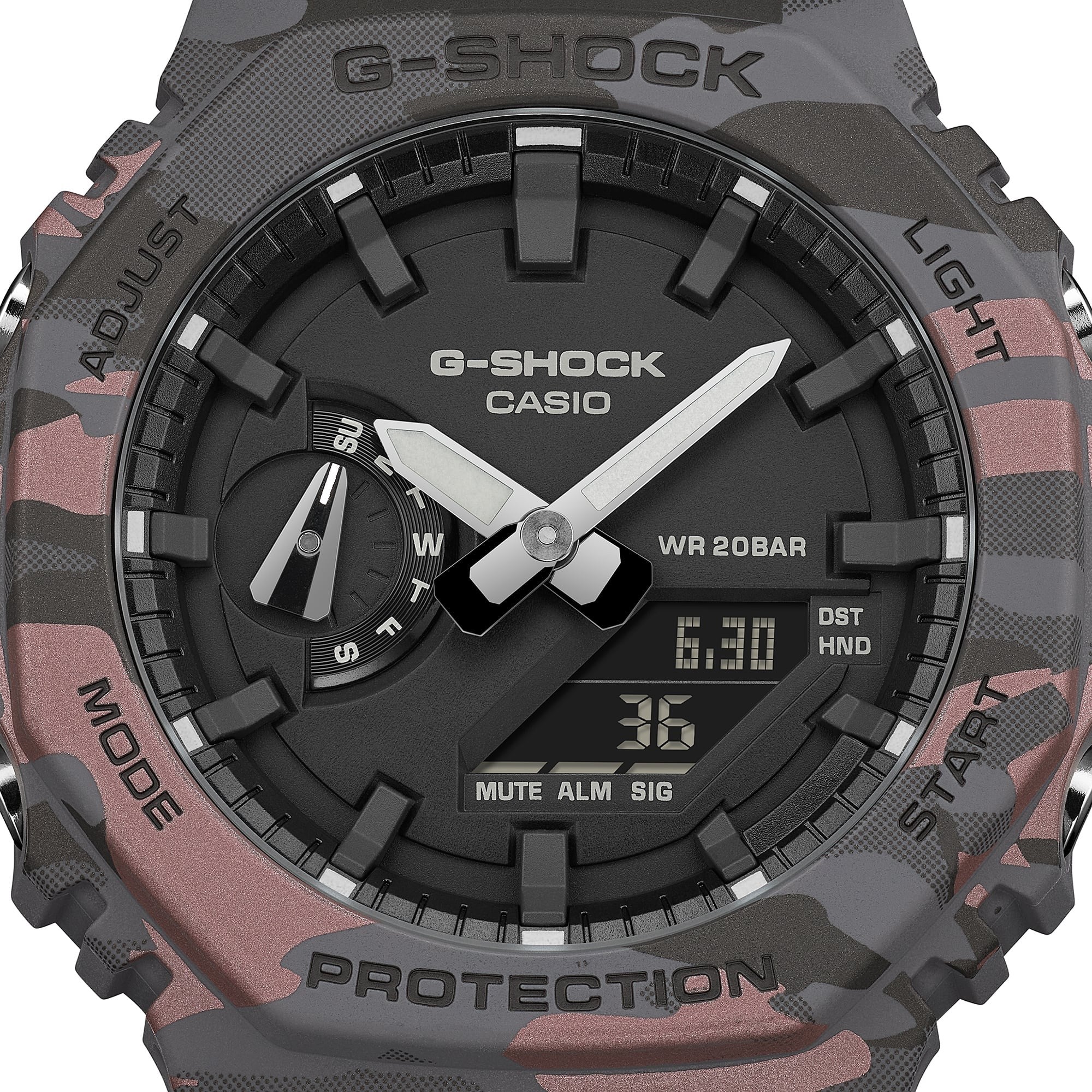 G-SHOCK GA-2100CM-8A - Analog-Digital Octagon - 3