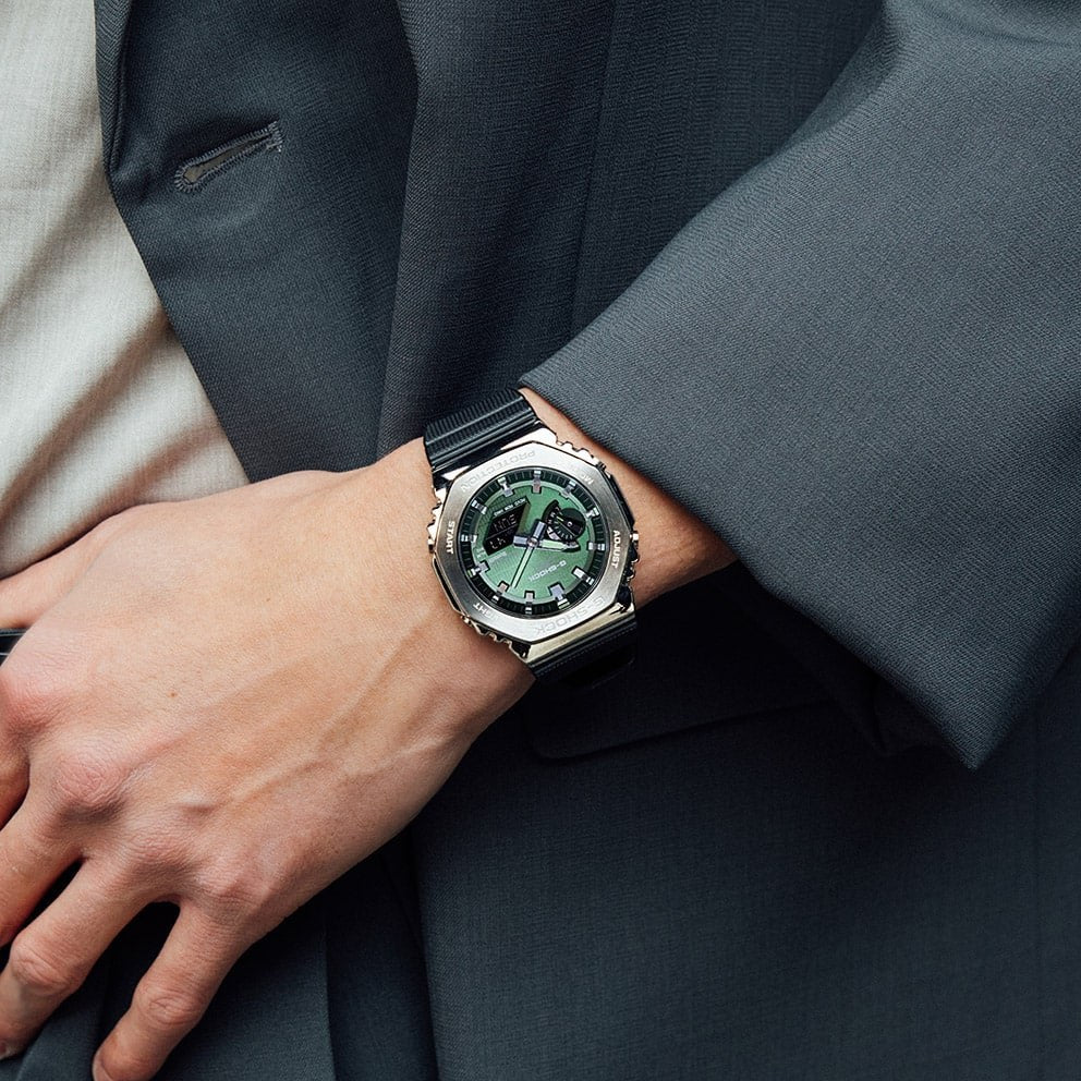 G-SHOCK GBM-2100A-1A3 - Metal-Clad Octagon - 2