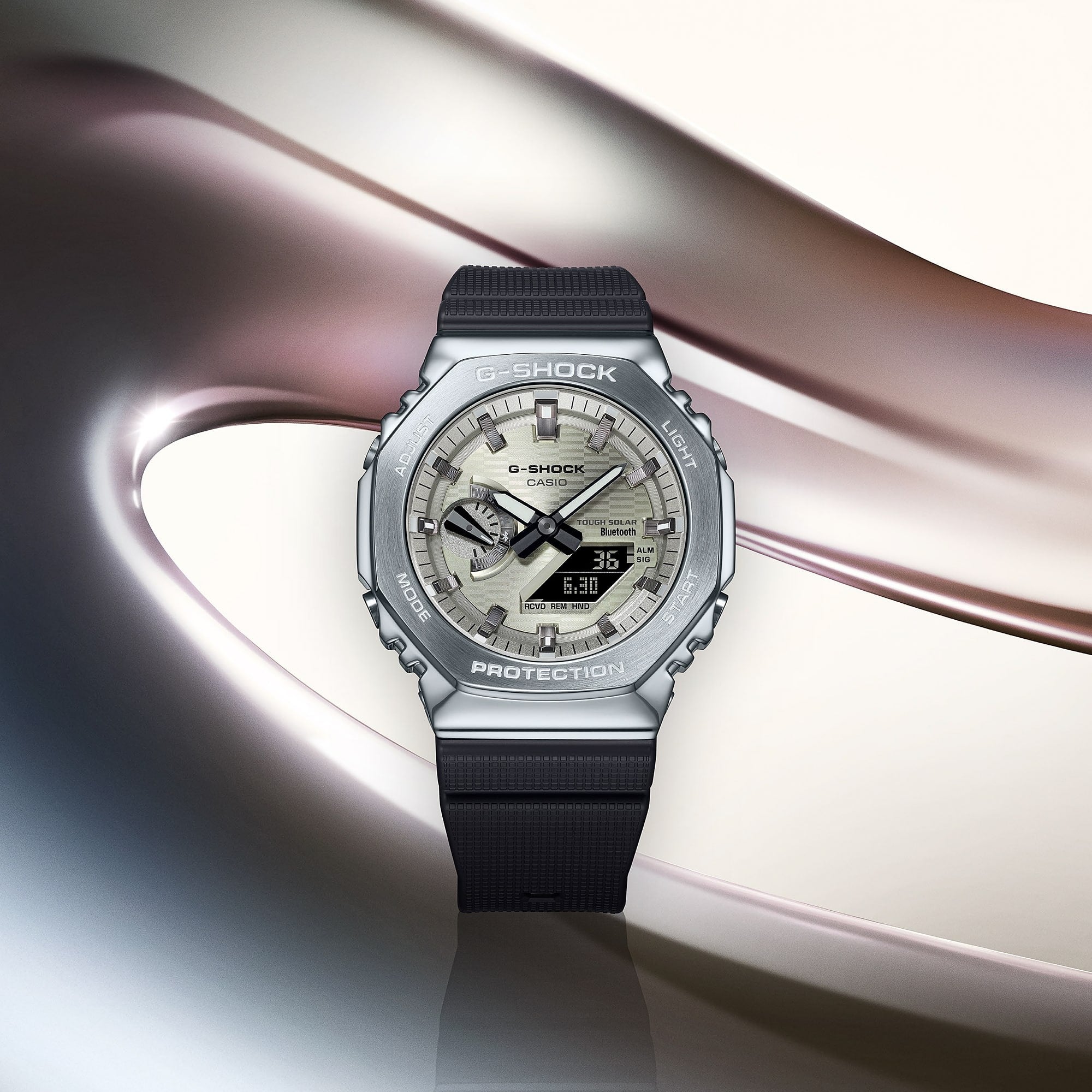 G-SHOCK GBM-2100A-8B - Metal-Clad Octagon - 2