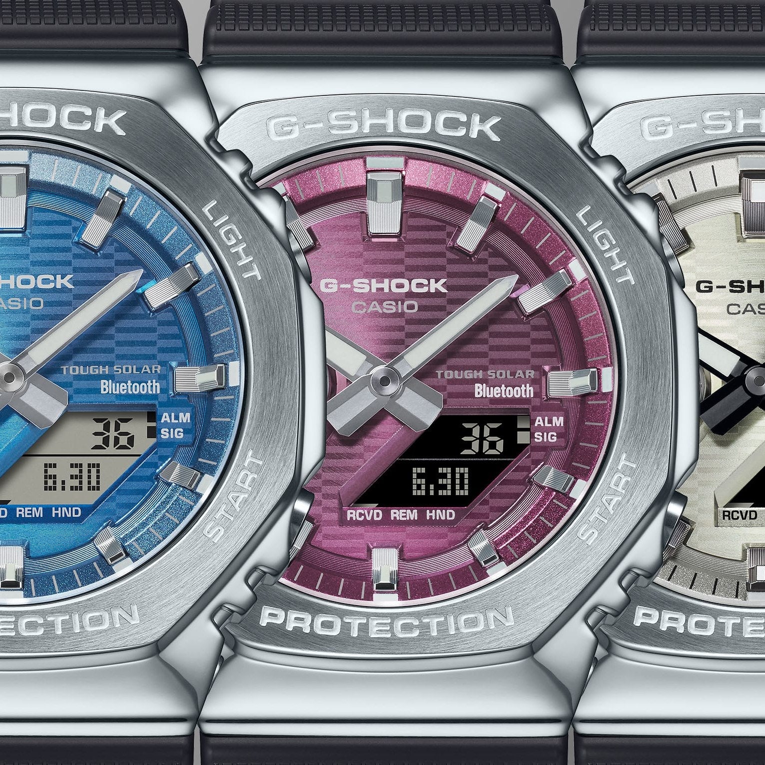 G-SHOCK GBM-2100A-8B - Metal-Clad Octagon - 4