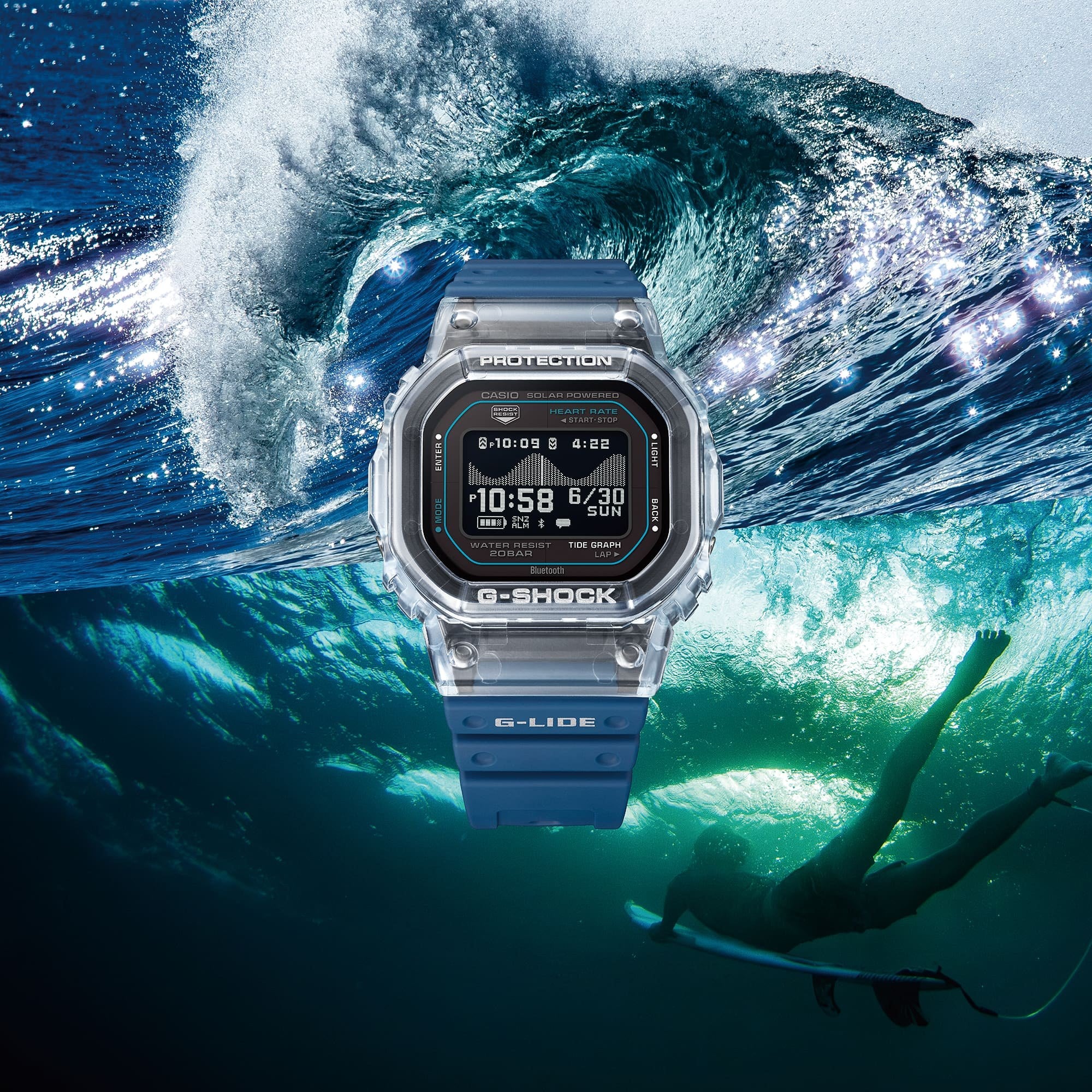 G-SHOCK GBX-H5600-2 - G-LIDE Tide Square - 2
