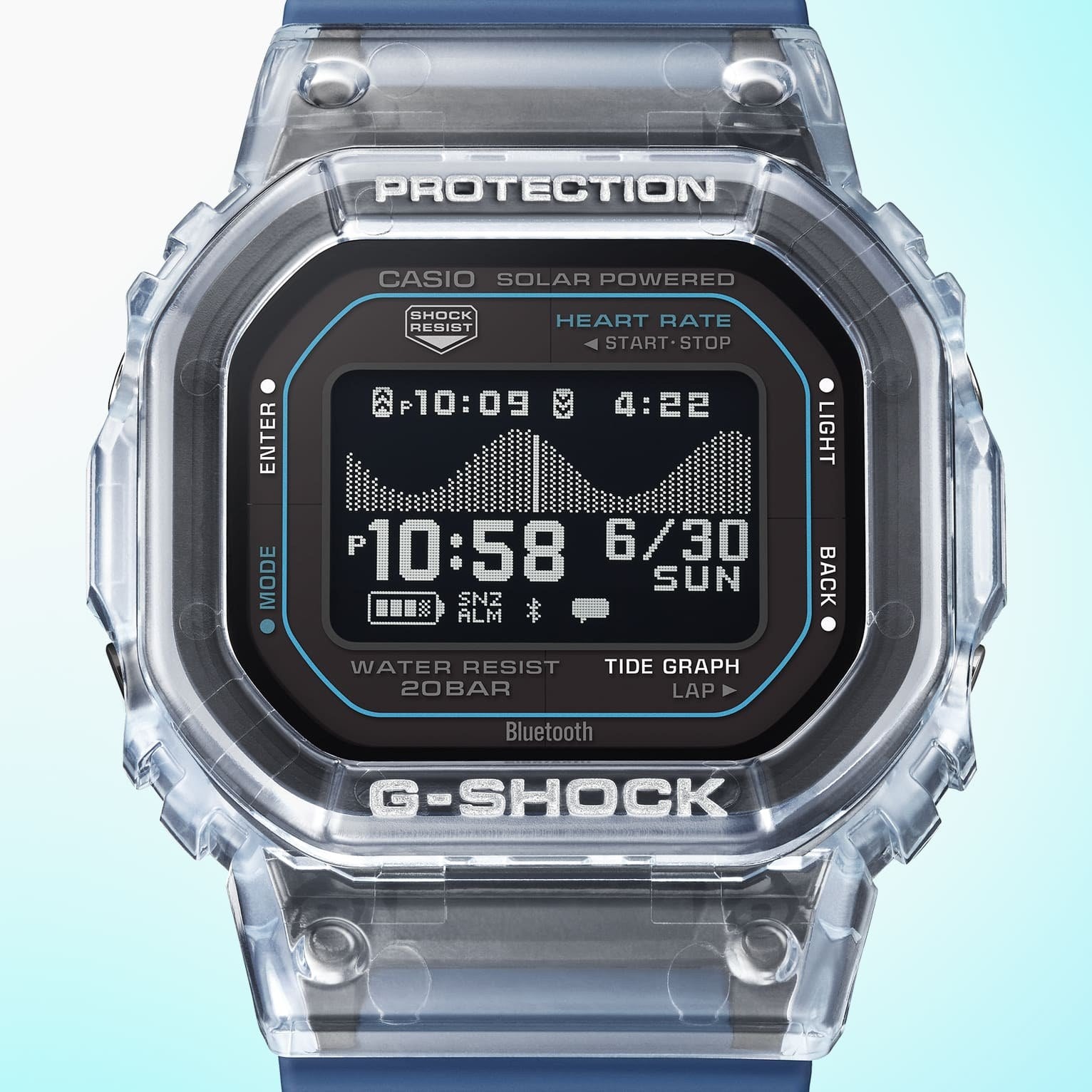 G-SHOCK GBX-H5600-2 - G-LIDE Tide Square - 5