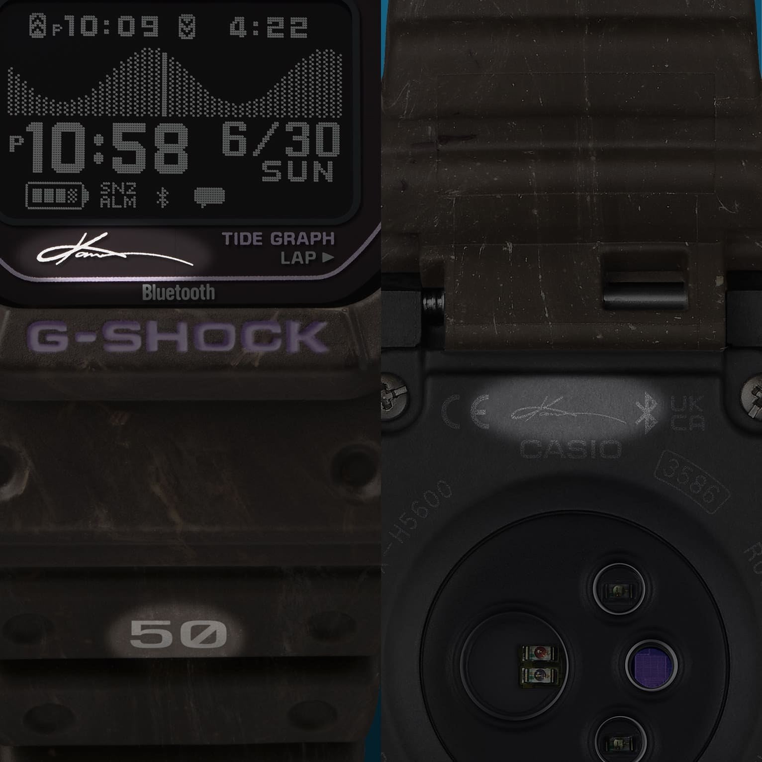G-SHOCK GBX-H5600KI-5 - G-LIDE Tide Square - 4