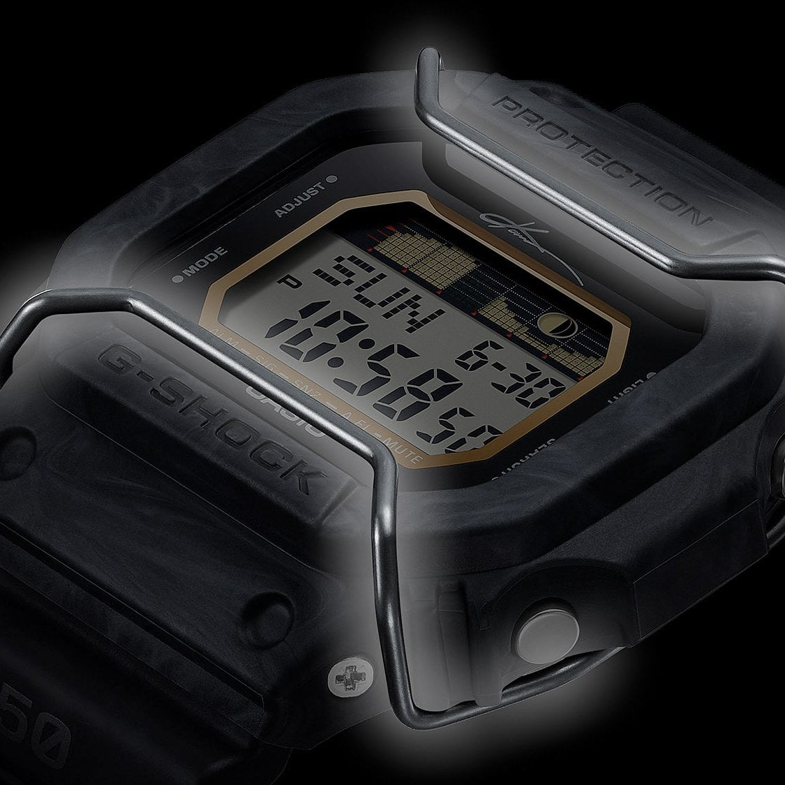 G-SHOCK GLX-5600KB-1 - G-LIDE Digital Square - 4