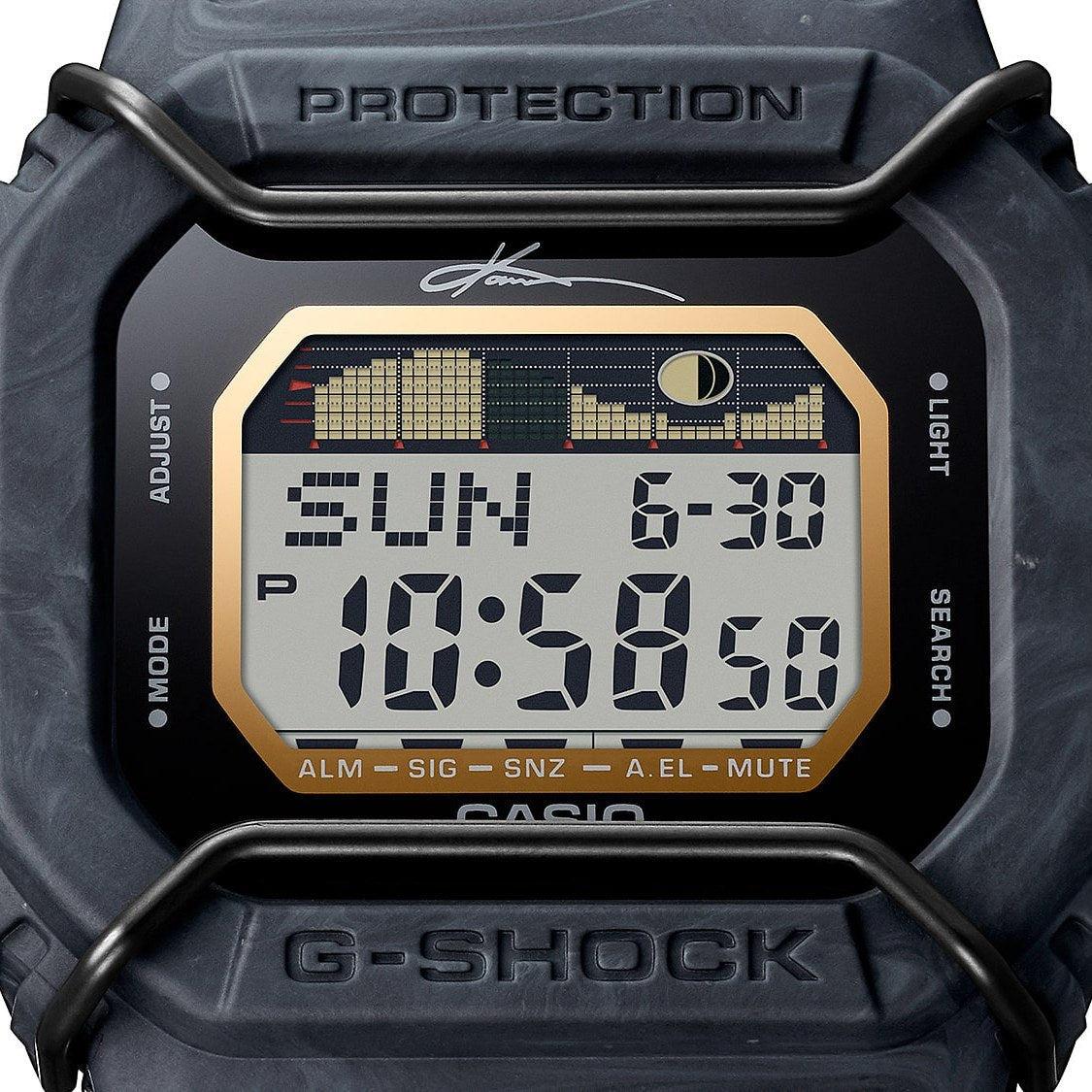 G-SHOCK GLX-5600KB-1 - G-LIDE Digital Square - 5