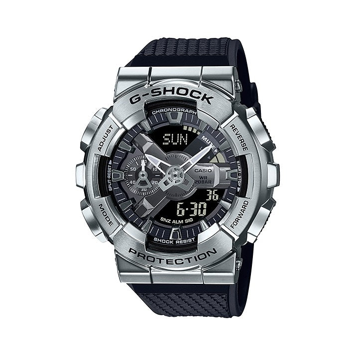 G-SHOCK GM-110-1A - Metal-Clad Analog-Digital