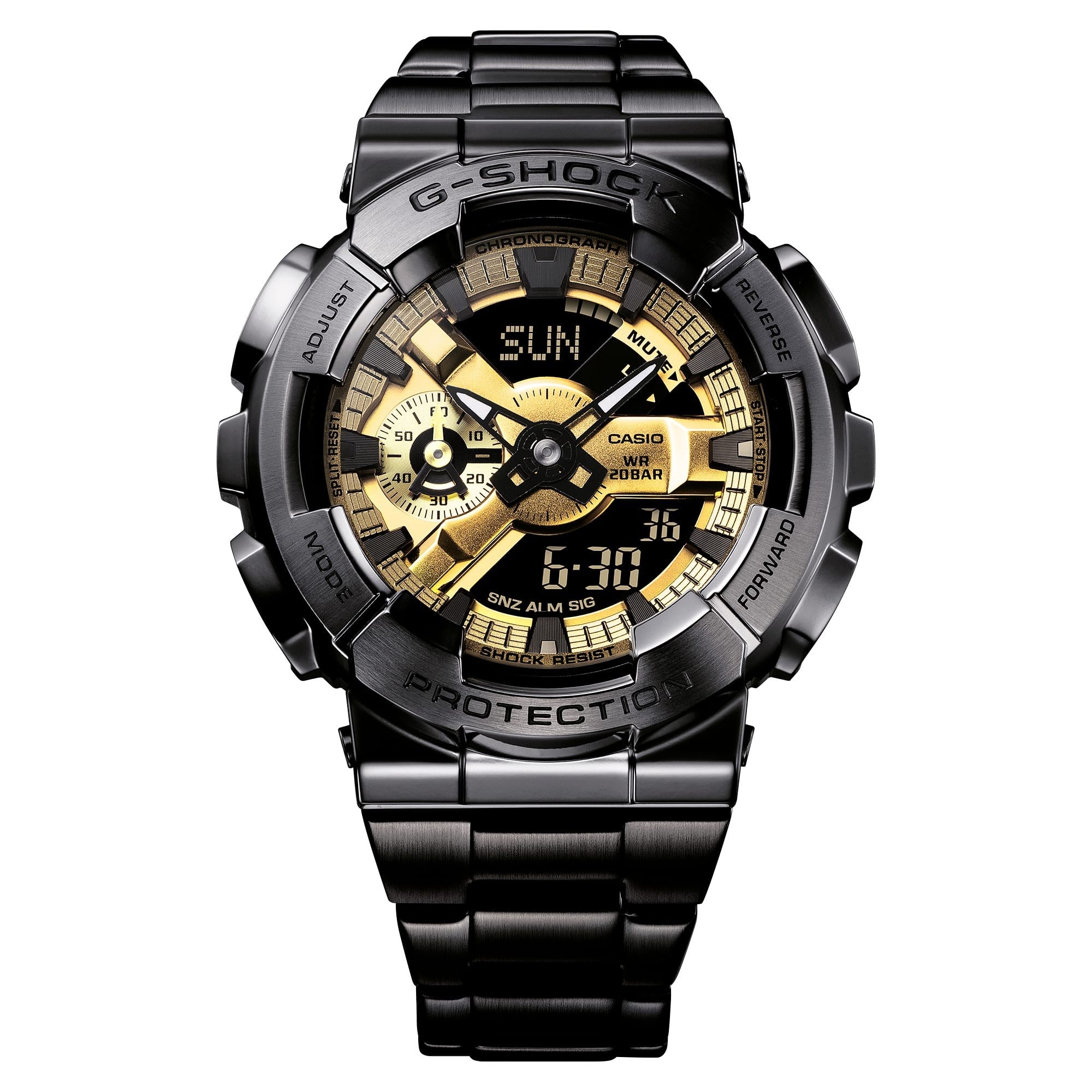 G-SHOCK GM-110BD-1A9 - Metal-Clad Analog-Digital - 7