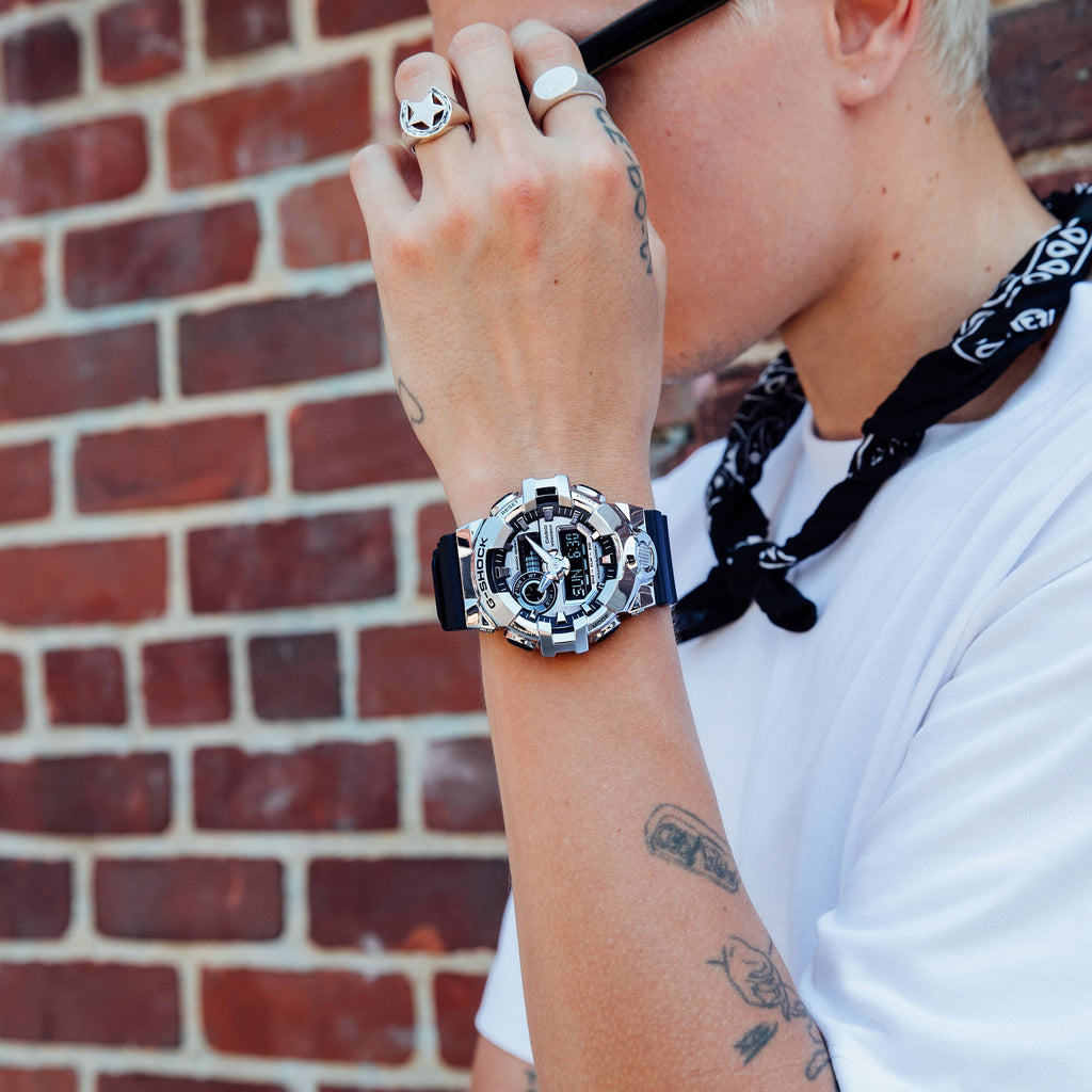 G-SHOCK GM-700-1A - Metal-Clad Analog-Digital - 3