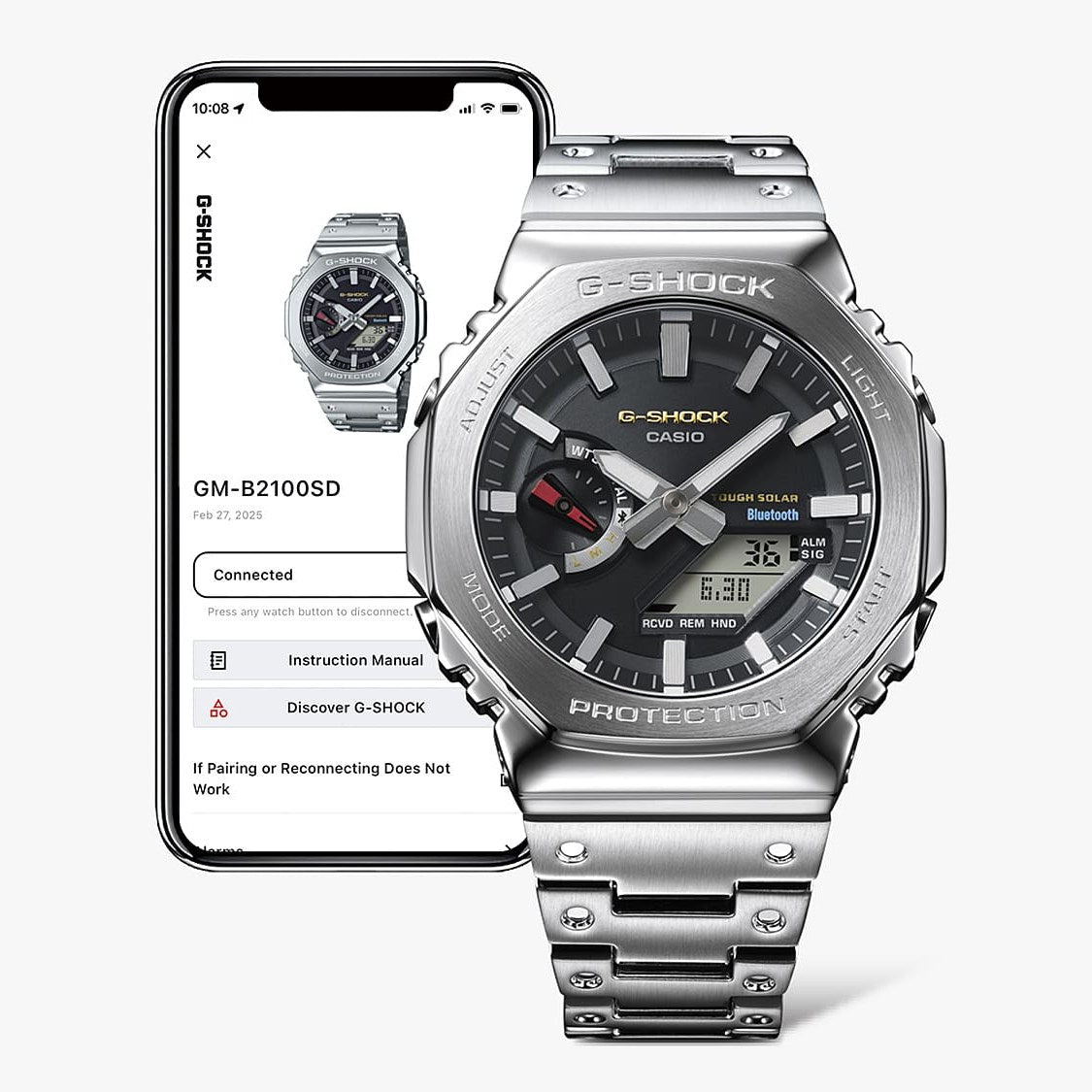 G-SHOCK GM-B2100SD-1C - Full Metal Octagon - 7