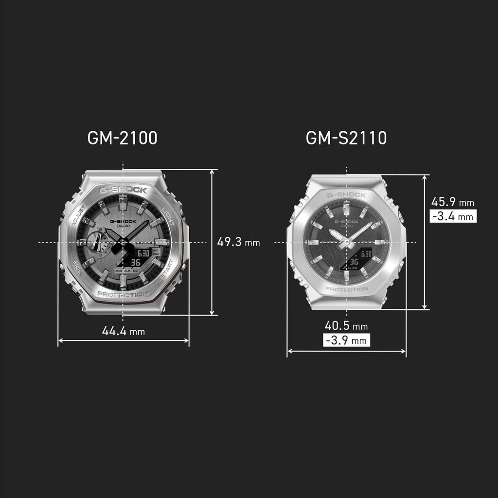 G-SHOCK GM-S2110SR-7A - Mid-Size Metal-Clad Octagon - 5