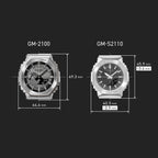 G-SHOCK GM-S2110SR-7A - Mid-Size Metal-Clad Octagon - 5
