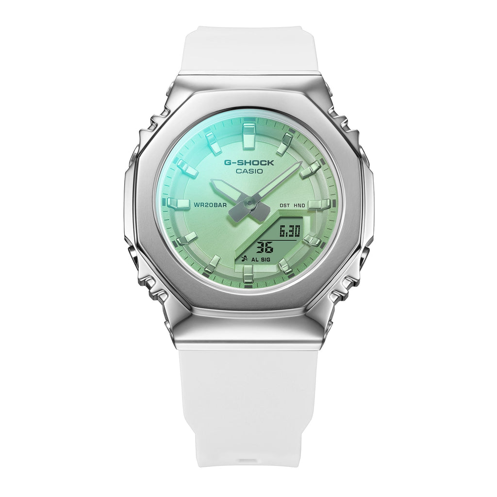 G-SHOCK GM-S2110SR-7A - Mid-Size Metal-Clad Octagon - 7