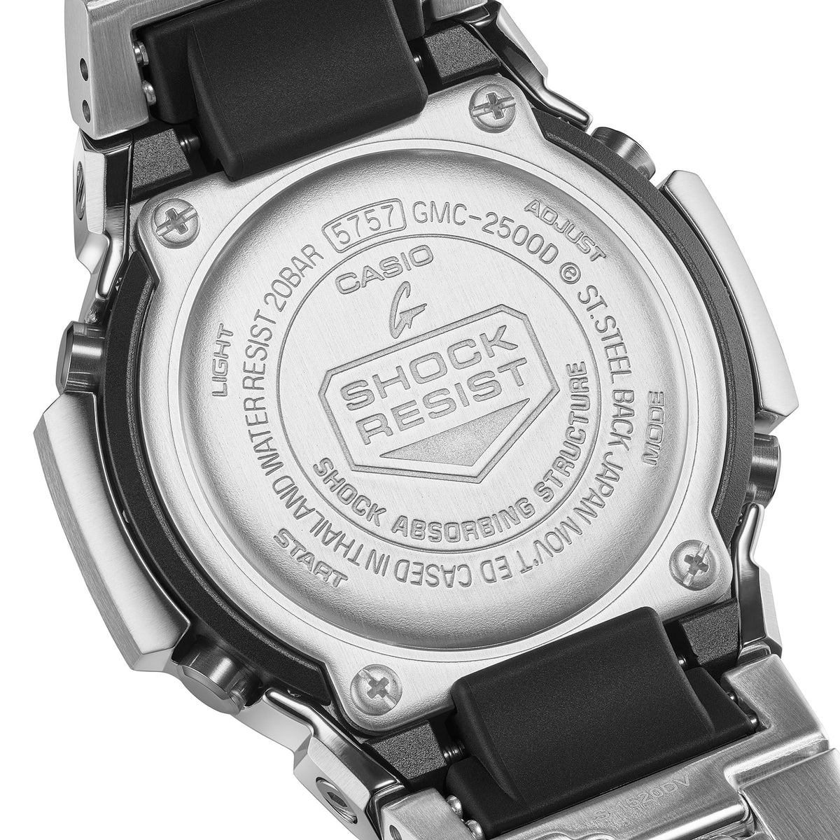G-SHOCK GMC-2500D-1A2 - Metal-Clad Analog Octagon - 6