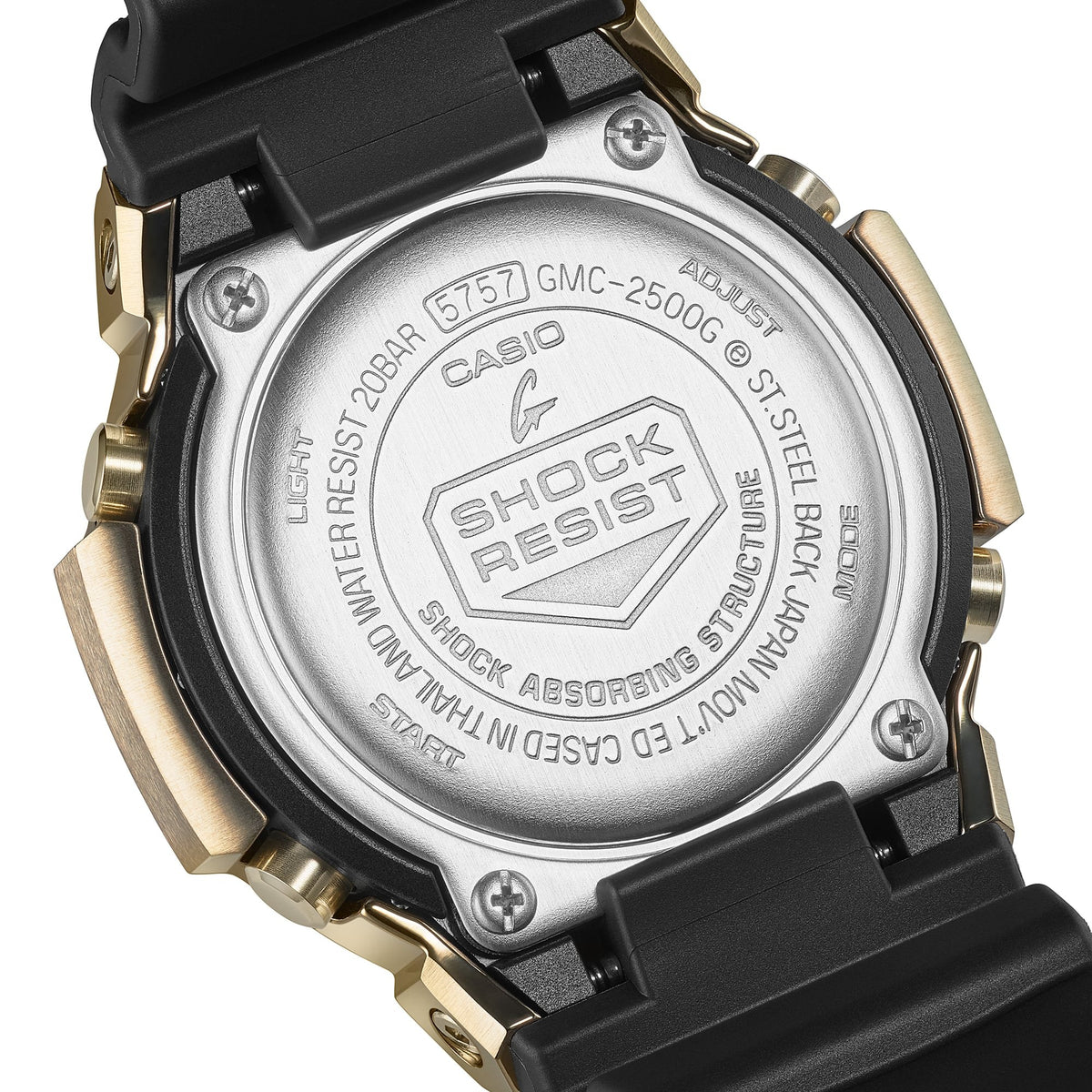 G-SHOCK GMC-2500G-9A - Metal-Clad Analog Octagon - 5