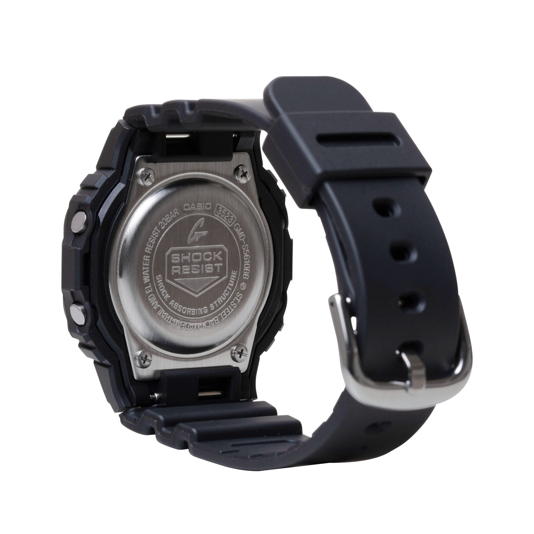 G-SHOCK GMD-S5610BB-1 - Mid-Size Metal-Clad Square - 4