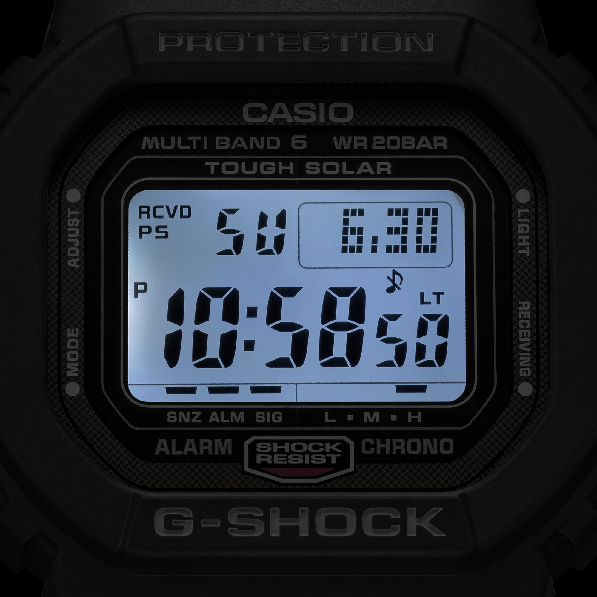 G-SHOCK GW-5000U-1 - Digital Square - 7