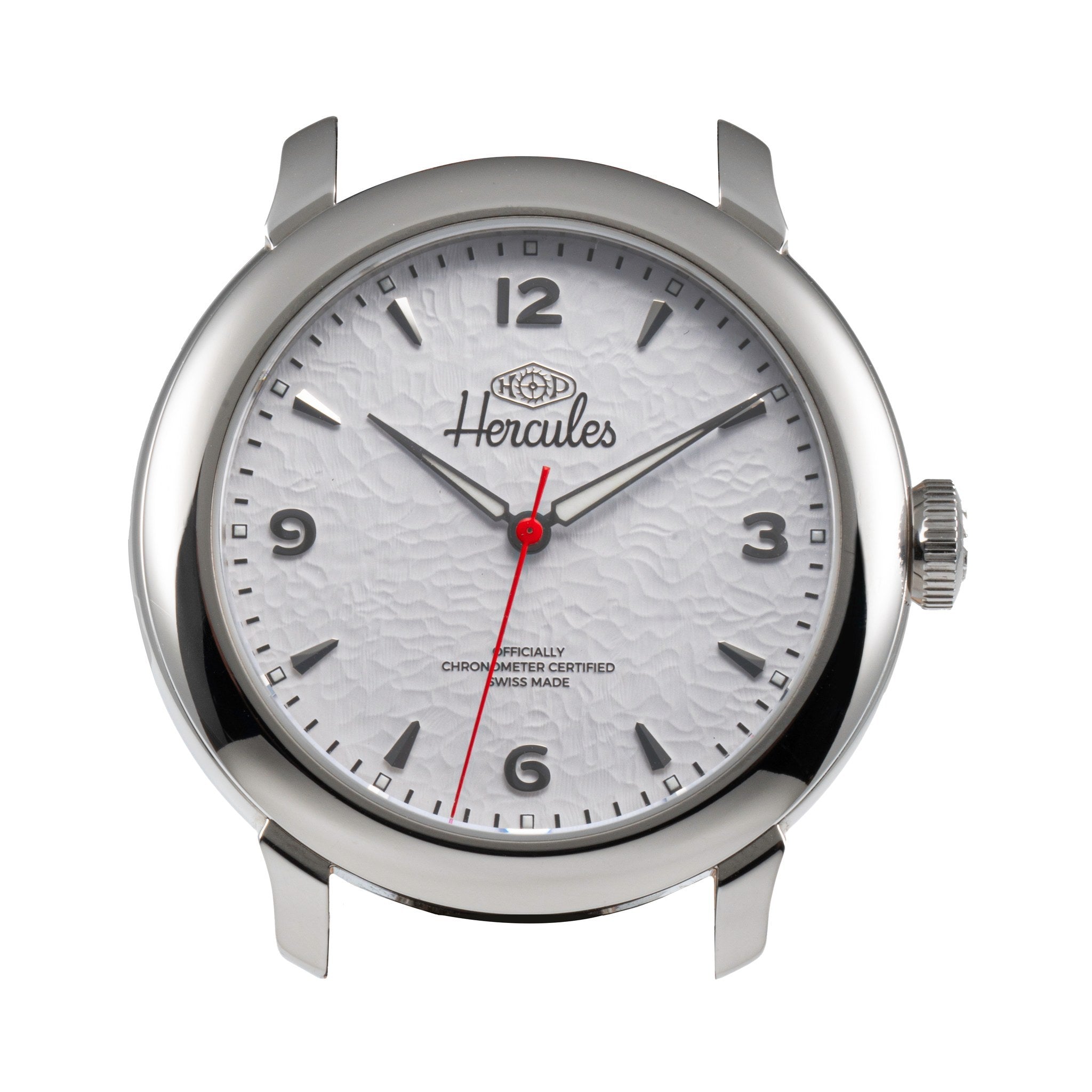 HP Hercules Hercules Tantalum – Matt — Snow White dial (steel case shown for reference)