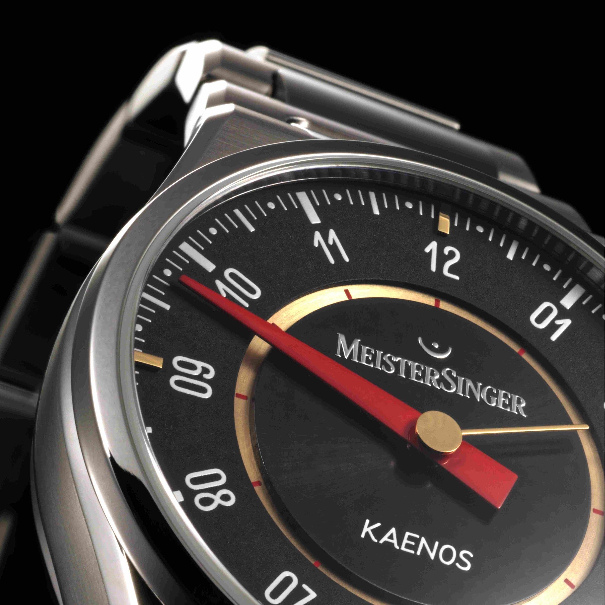 Kaenos Silberstein Grand Date dial detail