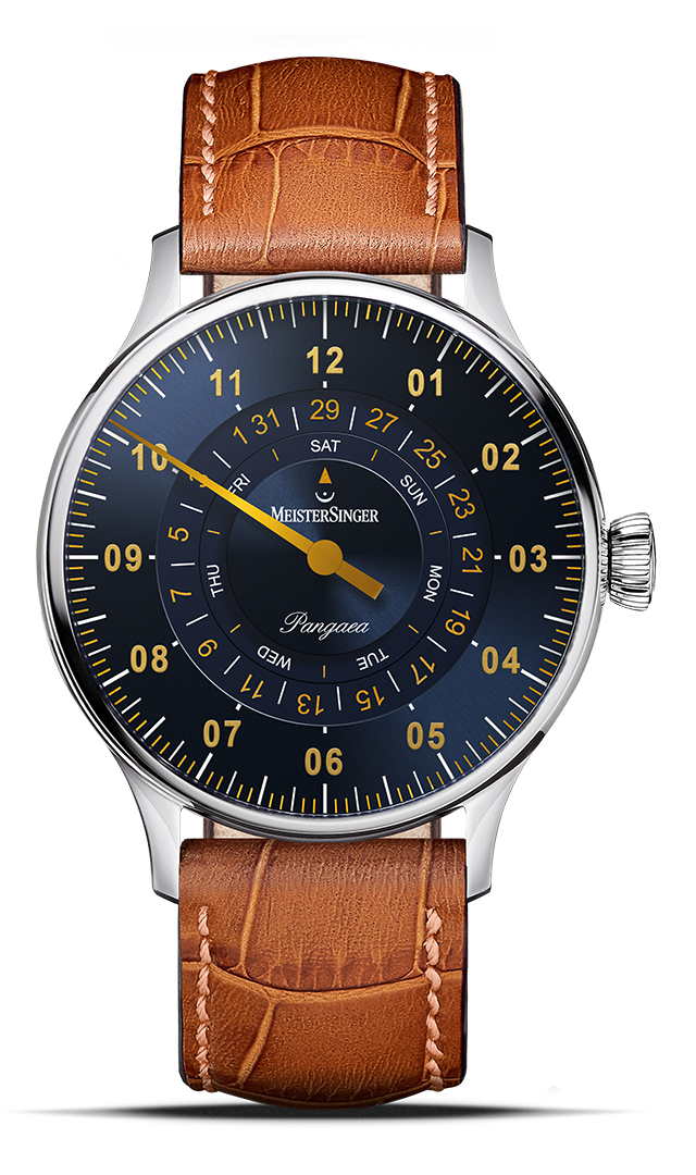 Pangaea Day Date steel blue/gold