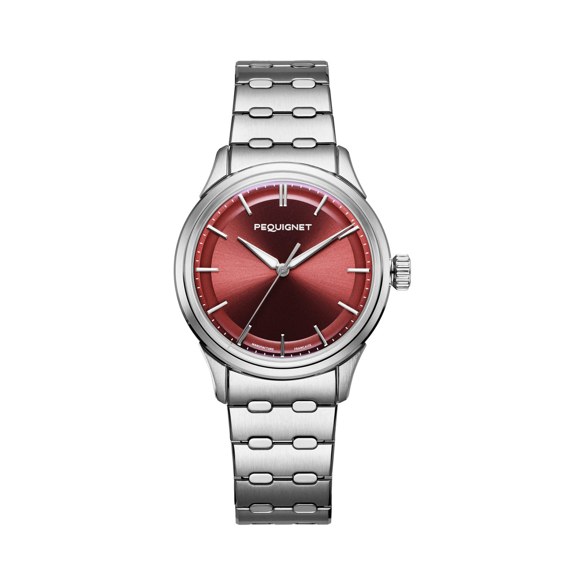Royale Paris 36mm – Burgundy – Steel / Steel