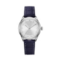 Royale Paris 36mm – Opaline – Leather / Blue Nubuck