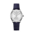 Royale Paris 36mm – Opaline – Leather / Blue Nubuck