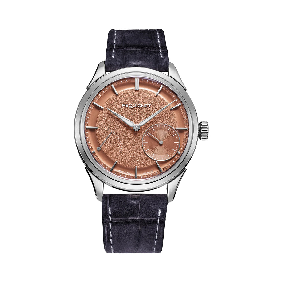 Royale Paris 39,5mm – Coral – Alligator / Blue