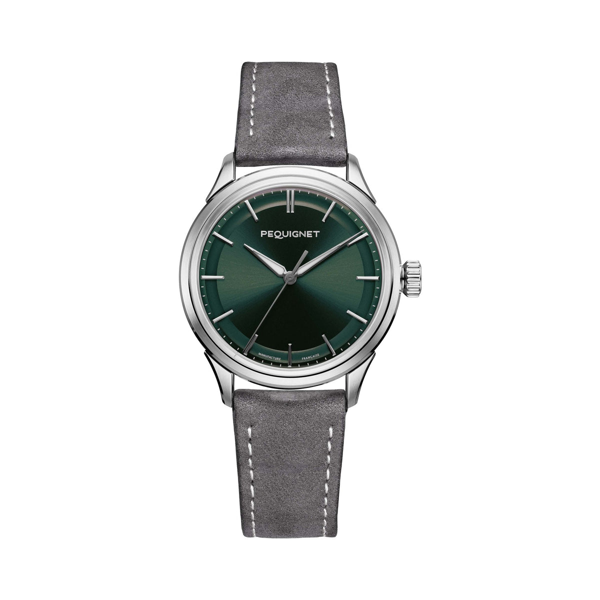 Royale Paris 36mm – Green – Leather / Taupe