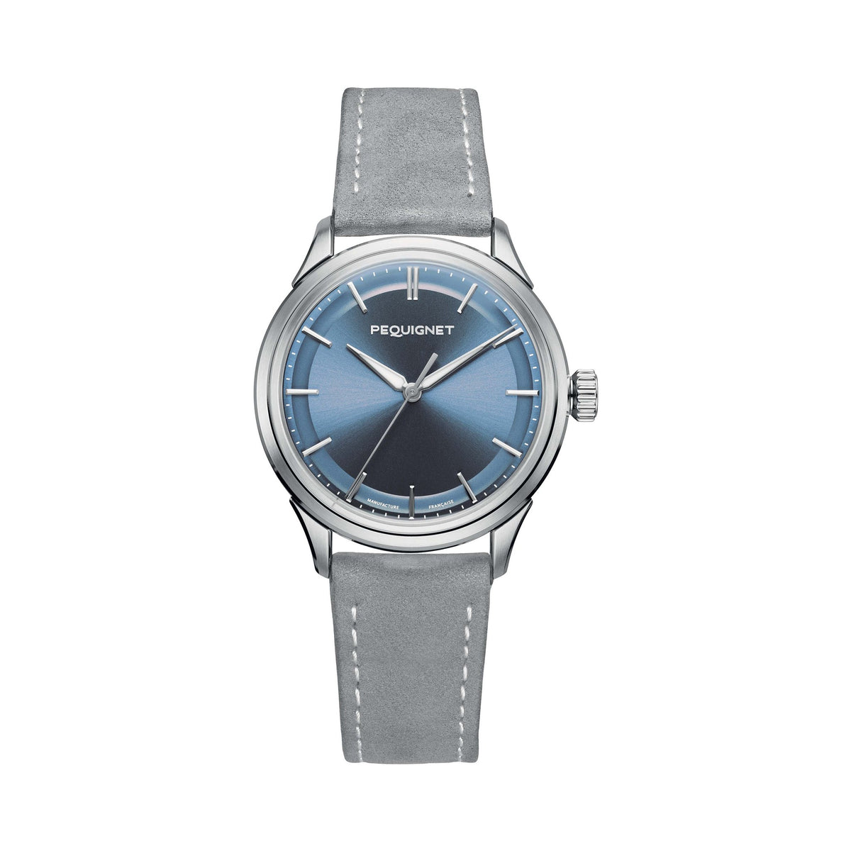 Royale Paris 36mm – Icy Blue – Leather / Grey Perle Nubuck