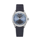 Royale Paris 36mm – Icy Blue Précieuse – Caoutchouc Texturé / Blue Galaxy