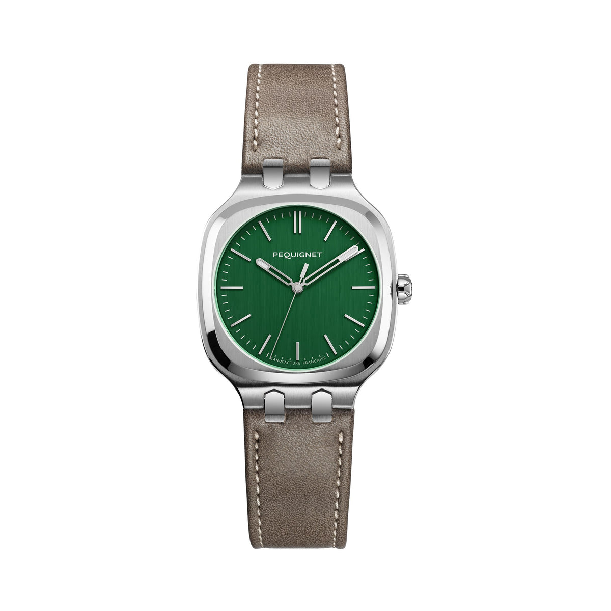 Concorde 30mm – Green – Leather / Taupe
