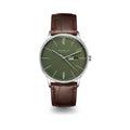 BERLIN green / Heritage 20 dark brown silver