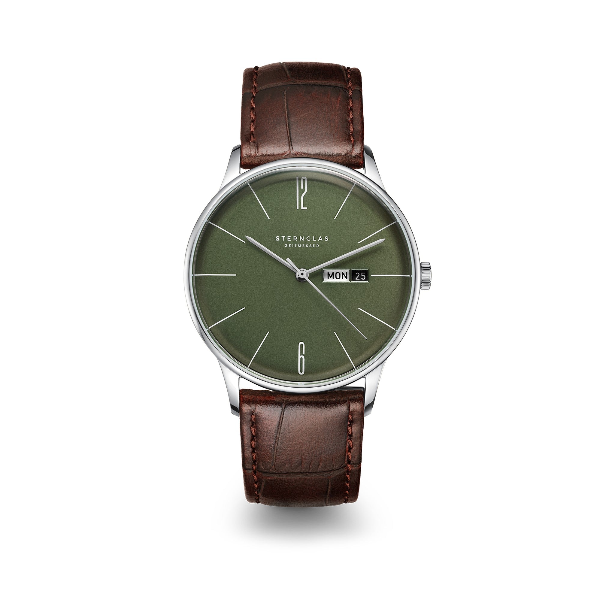 BERLIN green / Heritage 20 dark brown silver